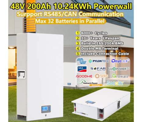 Batterie au lithium de stockage d'énergie domestique 48 V